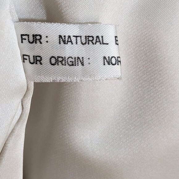 SAGA FOX Natural Blue/Shadow Fox Fur Stroller/Coat - Picture 9 of 12